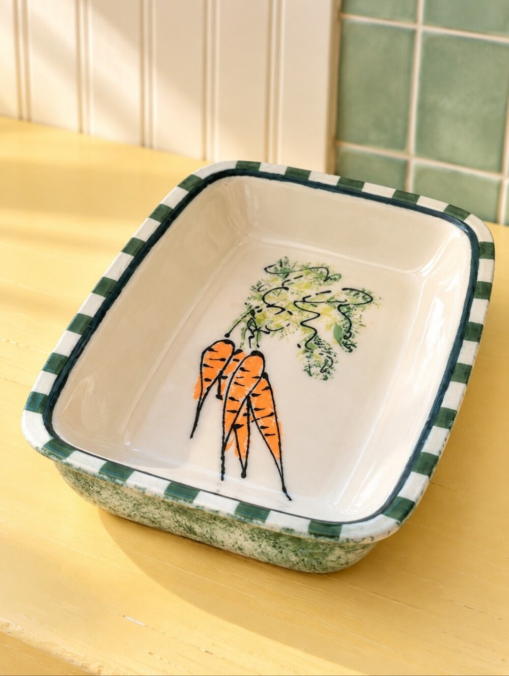 Susan Robertson Pottery Carrot Serving Dish Handmade Canada